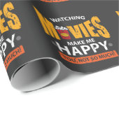 Films Cinema Happy Popcorn Cadeaupapier (Rol Hoek)