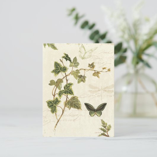 Films en botervliegen briefkaart (Staand voorkant)