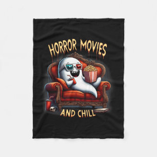 Films en Chill Spooky Halloween Ghost Movie Love Fleece Deken