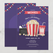 Films en Popcorn Kaart (Voorkant / Achterkant)