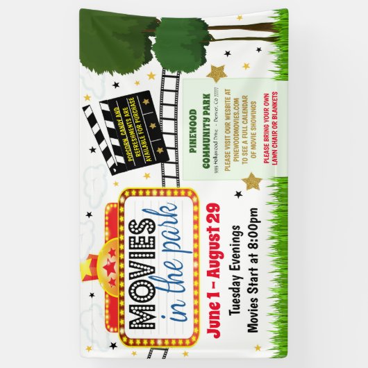 Films in de Park Banner (Verticaal)