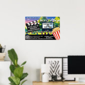 Films in het park Banner qr-code Poster (Thuiskantoor)