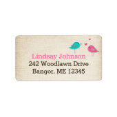 Films in Liefde Adres Label 2 (Voorkant)