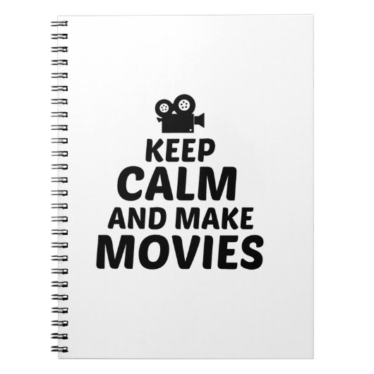 FILMS KEEP CALM EN MAAK NOTITIEBOEK (Voorkant)