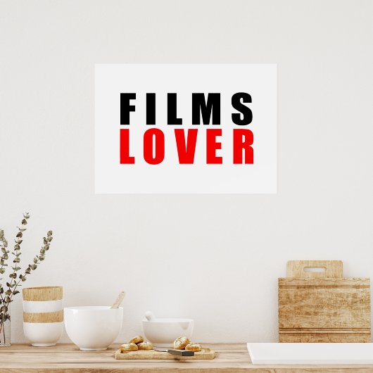 Films liefhebber poster (Keuken)