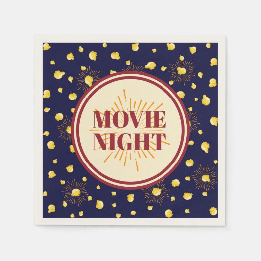 Films van Birthday Party - Popcorn Fireworks Servet (Voorkant)