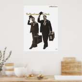 Films van Laurel en Hardy Poster (Keuken)