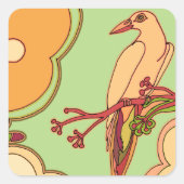 Films Vierkante Sticker (Voorkant)