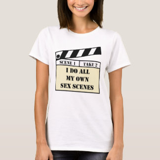 Filmscène wit t-shirt