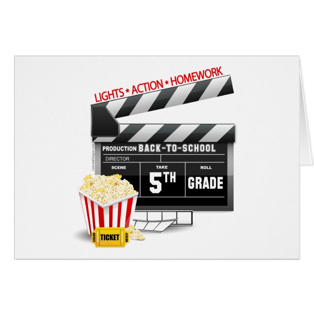 Filmscherm van de 5de Grade (Voorkant Horizontaal)