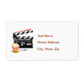 Filmscherm van de 5de Grade Etiket (Voorkant)