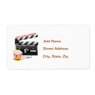 Filmscherm van de 5de Grade Etiket