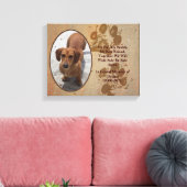Filmschilderij van Pet Memorial Canvas Afdruk (Insitu (Woonkamer))