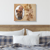 Filmschilderij van Pet Memorial Canvas Afdruk (Insitu (Slaapkamer))