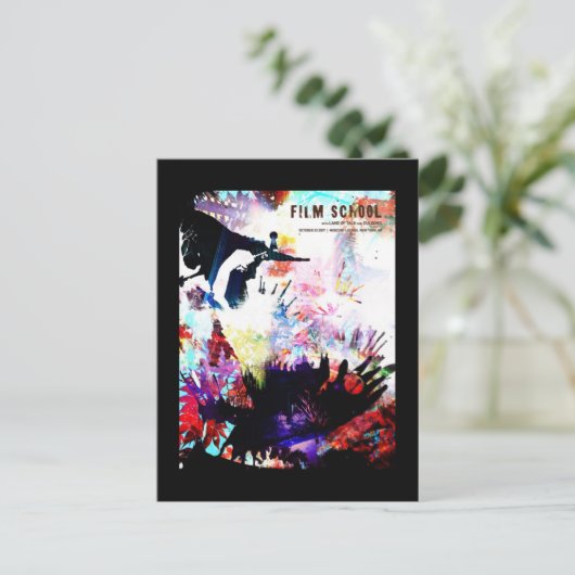 filmschool briefkaart (Staand voorkant)