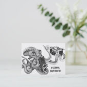 Filmscreeningfunctie voor octopuscamera met flyer- visitekaartje (Staand voorkant)