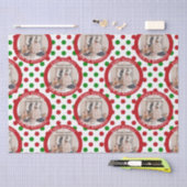 Filmserie Foto: Red Green Polka Dot Holiday Tissuepapier (Craft)