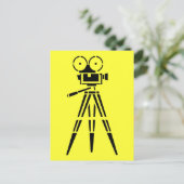  filmset camera briefkaart (Staand voorkant)