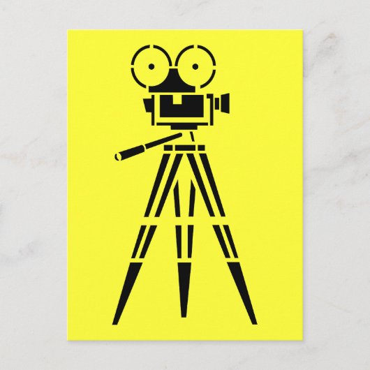  filmset camera briefkaart (Voorkant)