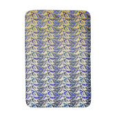 Filmspiegels voor goudblauw en goudveer badmat (Voorkant Verticaal)