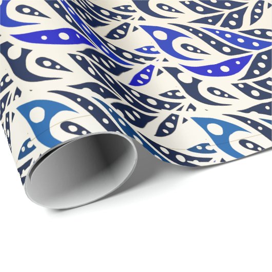 Filmspiegels voor goudblauw en goudveer cadeaupapier (Rol Hoek)