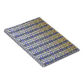 Filmspiegels voor goudblauw en goudveer notitieboek (Rechterzijde)