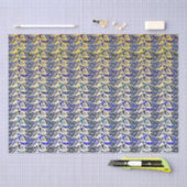 Filmspiegels voor goudblauw en goudveer tissuepapier (Craft)