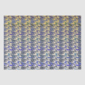 Filmspiegels voor goudblauw en goudveer tissuepapier (Voorkant)