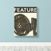 filmspoel canvas afdruk (Insitu (Houten vloer))