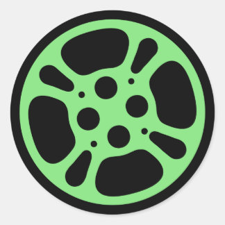 Filmspoel / filmspoel Sticker (groen)