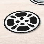 Filmspoel / Movie Night Paper Onderzetters (Gebogen)