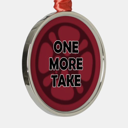 Filmspoeling "Een nieuwe stap" Metalen Ornament (Rechts)