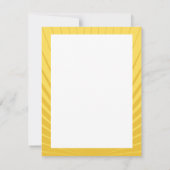 FilmStar Bar Mitzvah Hartelijk dank voor gele blau Bedankkaart (Achterkant)