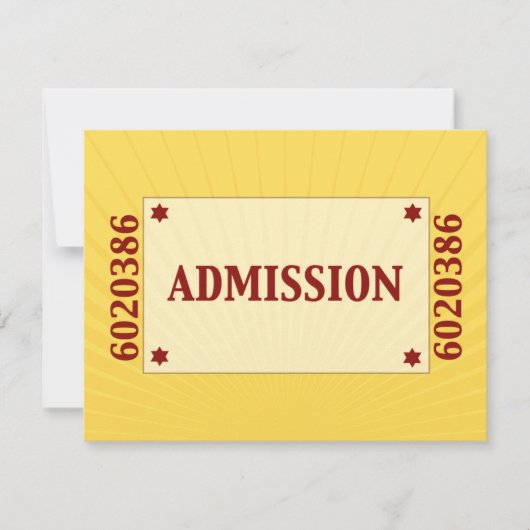 FilmStar Bar Mitzvah Reply RSVP Yellow Blue (Voorkant)