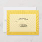 FilmStar Bar Mitzvah Reply RSVP Yellow Blue (Achterkant)