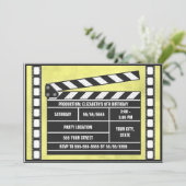 Filmstartdag Clapboard Yellow Kaart (Staand voorkant)