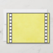 Filmstartdag Clapboard Yellow Kaart (Achterkant)