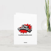 Filmster Bar Mitswa Dank u Black Navy Blue Bedankkaart (Achterkant)