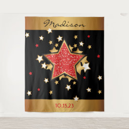 FILMSTER HOLLYWOOD BROADWAY Foto-Op achtergrond Wandkleed