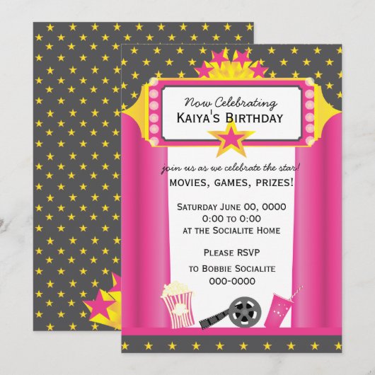 Filmster! Kaart (Voorkant / Achterkant)