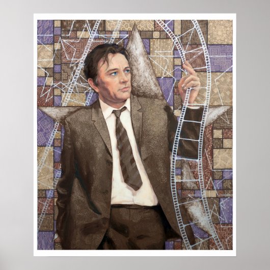 Filmster Star Actor Old Hollywood Fine art portret Poster (Voorkant)