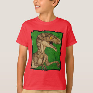 Filmstijlvolle velociraptor t-shirt