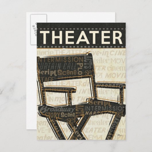  filmstoel briefkaart (Voorkant / Achterkant)