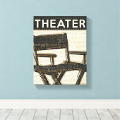  filmstoel canvas afdruk (Insitu (Houten vloer))