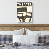  filmstoel canvas afdruk (Insitu (Slaapkamer))