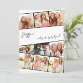 Filmstrip 9 Foto is Bridesmaid - partijvoorstel Kaart (Staand voorkant)