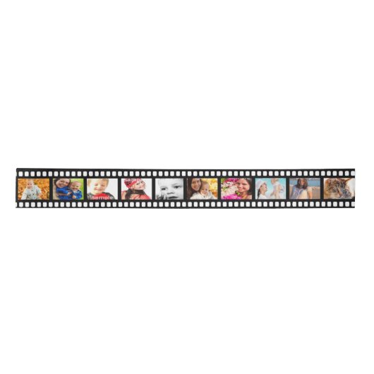 Filmstrip Aangepaste DIY 10 Afbeeldingen Satijnen Lint (Voorkant)