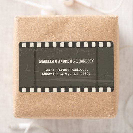 Filmstrip adreslabel etiket (Insitu)