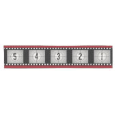Filmstrip aftellen film thema korte tafelloper (Horizontaal)
