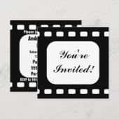 Filmstrip Birthday Party Kaart (Voorkant / Achterkant)
